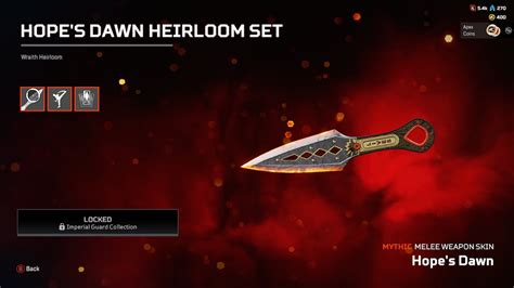How To Get The Hopes Dawn Recolored Wraith Heirloom In Apex Legends