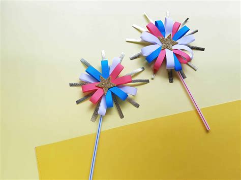 Paper Firework Craft Stylish Cravings Crafts For Kids