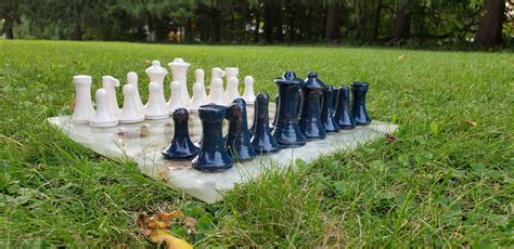 Hand Crafted One Hitter Ceramic Chess Set By Sara E Lynch