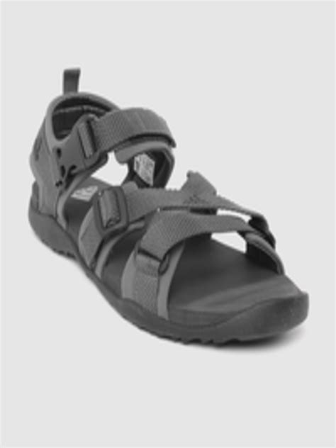 Buy Adidas Men Charcoal Grey Woven Design Gladi Ii Sports Sandals