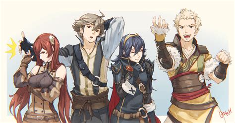 Lucina Severa Owain And Inigo Fire Emblem And More Drawn By Ozkh Danbooru