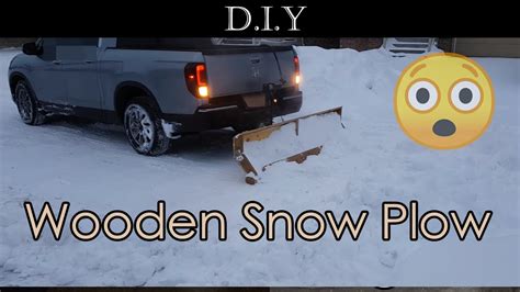 Snow Removal Part 1 How To Build A Diy Wooden Snow Plow For Suv Or