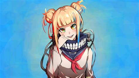 Blonde Haired Female Anime Character Illustration Digital
