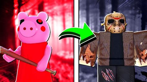 What If Piggy Became Jason From Friday The 13th In Roblox Jason Youtube