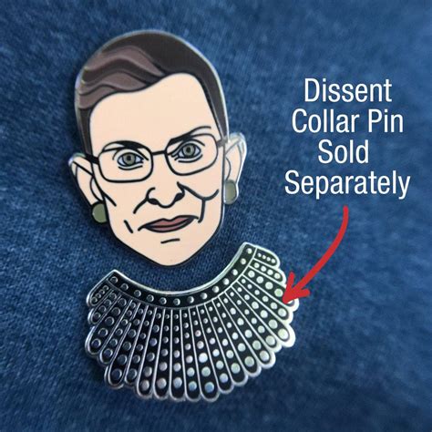 dissent pins a tribute to ruth bader ginsburg