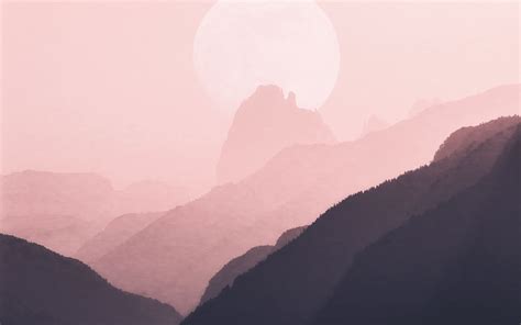 Pink Mountain Wallpaper Hd Mountain Wallpaper Pink Mountains
