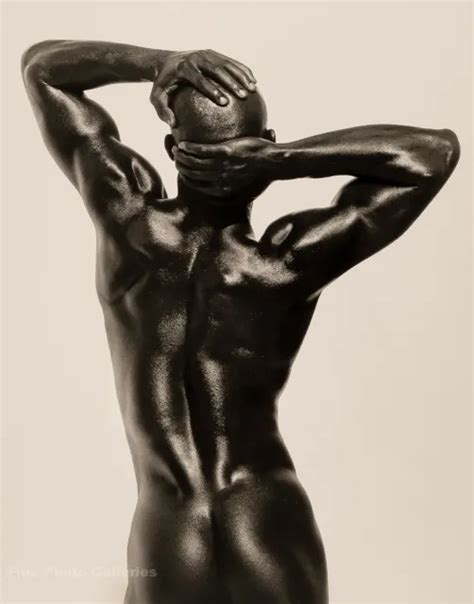 Vintage Herb Ritts Black Male Nude Body Butt Djimon Hounsou Photo Art X Picclick
