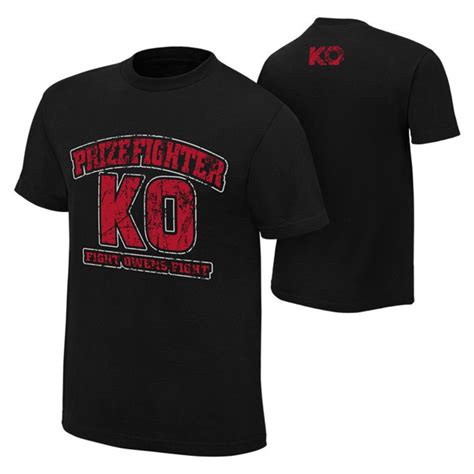 Kevin Owens Red Prize Fighter Ko Mania Authentic T Shirt 3
