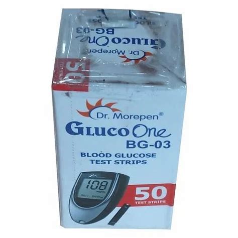 Dr Morepen Gluco One Bg Blood Glucose Test Strip For Hospital