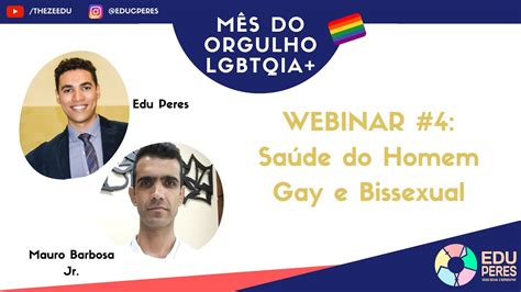 webinars do orgulho saúde do homem gay e bissexual youtube