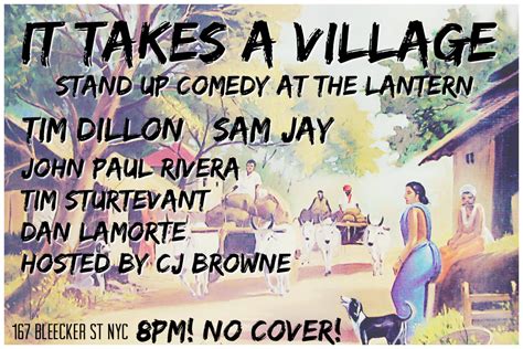 It Takes A Village Standup Comedy Show Eventcombo