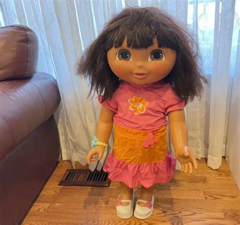 Life Size Dora The Explorer Doll 3 Tall Mattel Talks Working 6000 Picclick