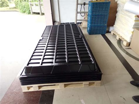 Greenhouse Farming Customized Abs Plastic Ebb And Flow Trays Flood And