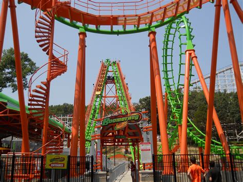 Boomerang @ Six Flags - St. Louis, MO (looping steel coaster that goes