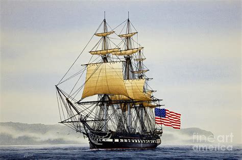 Uss Constitution Painting By James Williamson Pixels