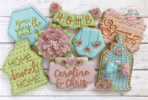Pin By Y And L Custom Cookies On Home Sweet Home Cookies Vintage House