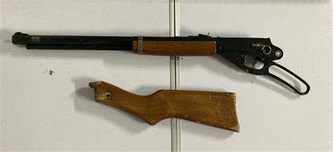 Vintage Daisy Model Western Carbine Bb Gun Rifle W Box