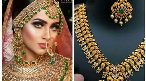 Pakistani Indian Bridal Jewelry Set Youtube