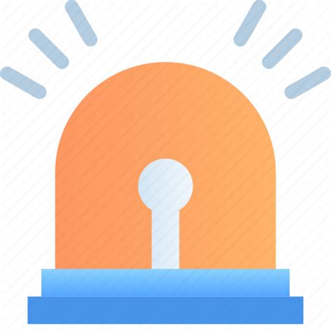 Cyber Security Alert Warning Error Siren Icon Download On Iconfinder