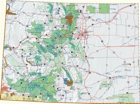 Public Land Map Colorado Secretmuseum