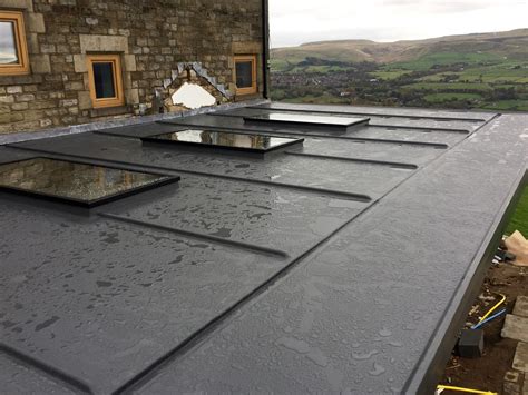 Preparation For Grp Flat Roof With Skylights Flat Roo