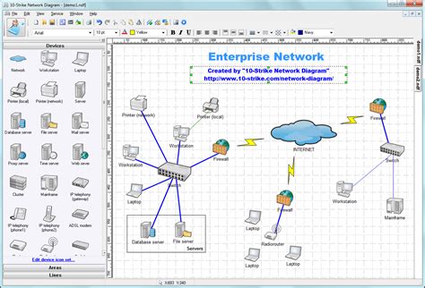 Network Diagram With Visio Wiring Diagram