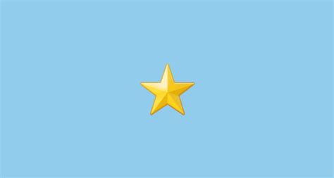 ⭐ Estrela Branca Média Emoji On Samsung Experience 90