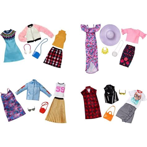 Barbie Fashion With Outfits And Accessories Styles May Vary