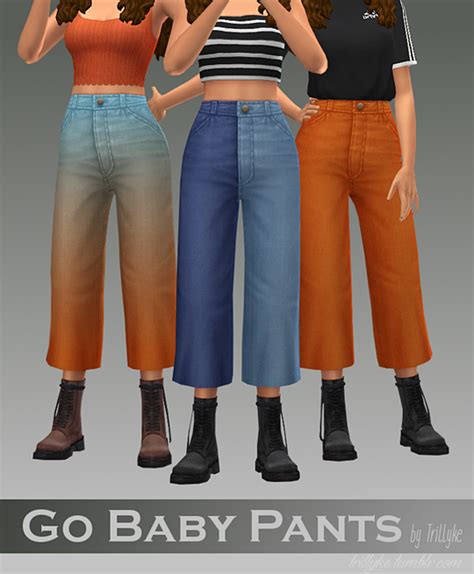 Sims 4 Maxis Match Go Baby Pants The Sims Book