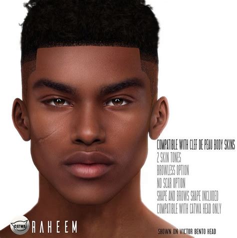@Not Found Raheem Skin | The sims 4 skin, Sims 4 hair male, Sims hair