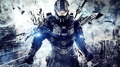 Cool Halo Backgrounds 75 Images