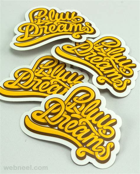 Stunning sticker design you'll love. 25 Creative Sticker Design examples for your inspiration
