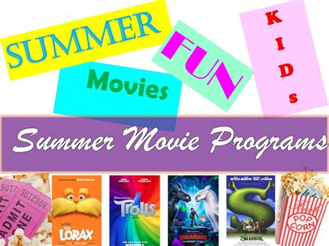 Summer Movie Programs For Kids 2019 ~ Free Cheap Amc Regal More