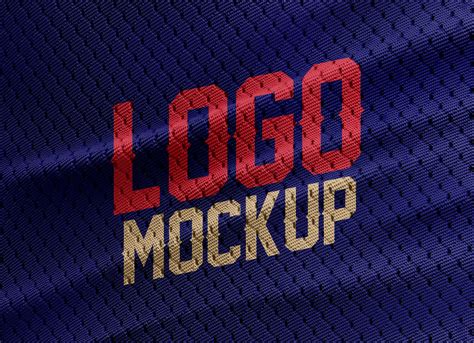 Free Sports Jersey Texture Logo Mockup Psd Good Mockups
