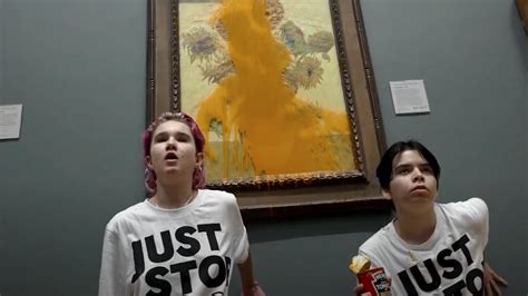 Activists Arrested For Throwing Soup On Van Gogh Painting But Its Not