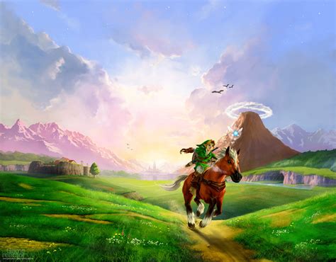 Massive Ocarina Of Time Art Gallery The Legend Of Zelda Ocarina Of