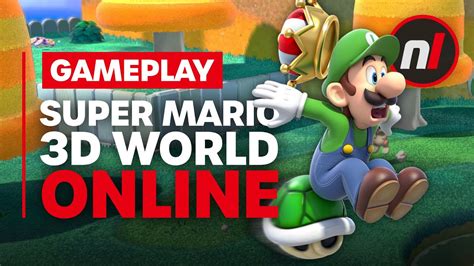 Super Mario 3d World Online Gameplay Youtube