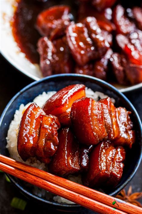 Chinese Braised Pork Belly Hong Shao Rou Recipe