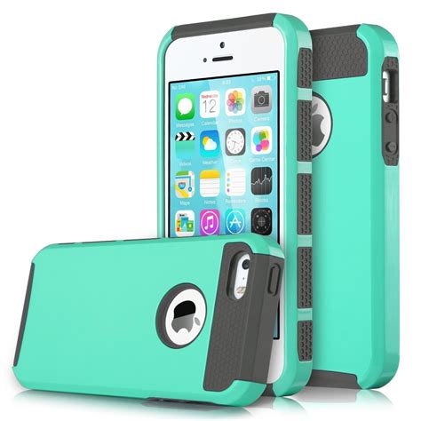 Iphone 5 Iphone 5s Iphone Se Phone Case Dual Layer Shockproof Silicone Phone Protection Case