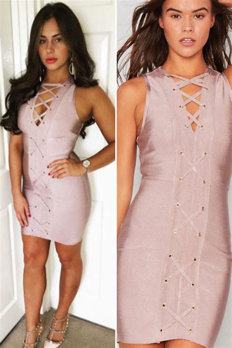 Celebrity Get The Look Scotty Ts Ex Ashleigh Defty Makes A Statement In Gorgeous Dusky Pink
