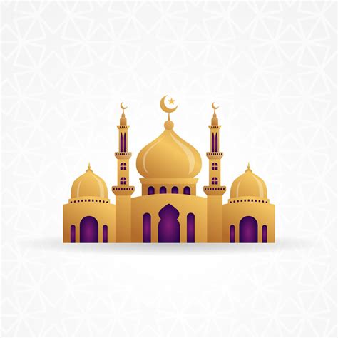 3d Mosque Vector Design Illustration Mosque Icon Sign Symbol 2905829