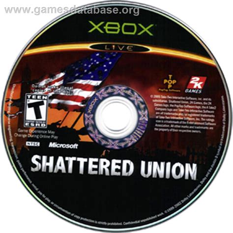 Shattered Union Microsoft Xbox Games Database