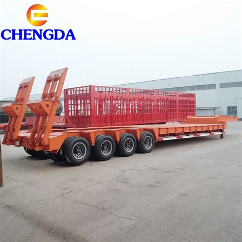 Made In China Heavy Loading Capacity Low Bed 150tons 200tons 4 Line 8