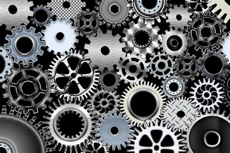 Hd Wallpaper Abstract Abstraction Engineering Gear Gears Machine