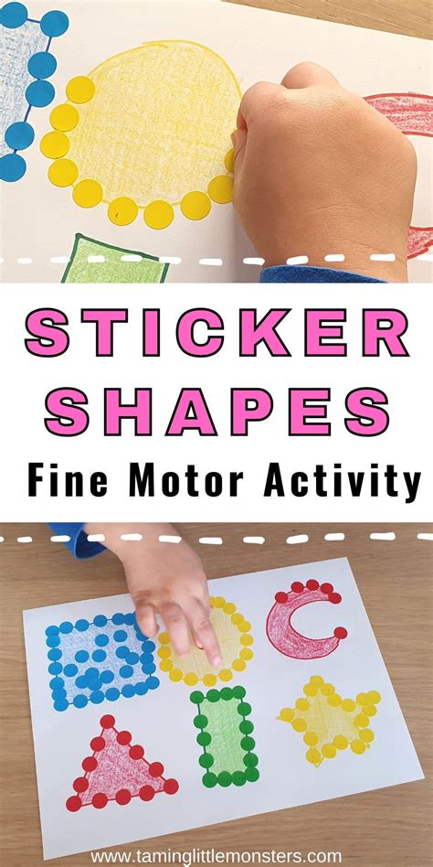 Sticker Shapes Fine Motor Activity Artofit