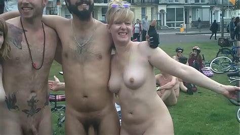 The Brighton 2015 Naked Bike Ride Part2 Warning Contains Full Frontal