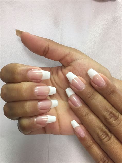French Nails French Tip Acrylic Nails Summer Acrylic Nails Pretty