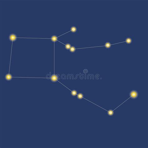 Constellation Pegasus Isolated Concept Of Starry Sky Astronomy