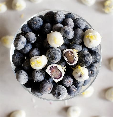 Frozen Chocolate Covered Blueberries With Zest Pretty Plain Janes