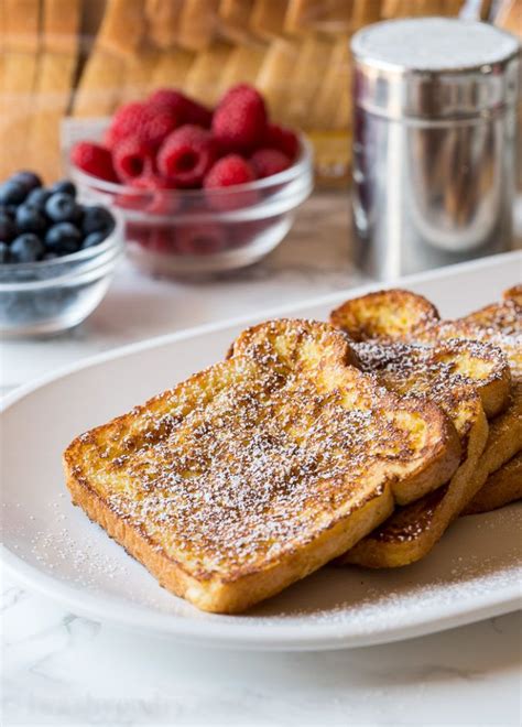Classic French Toast Recipe Is Made With Simple Ingredients And Buttery Bread Easy French